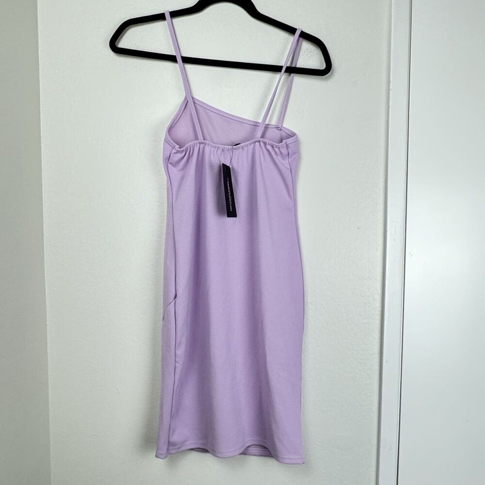 NWT Pretty Little Thing Casual Sexy Dress Woman Sz 6 Assymetrical - Picture 2 of 7